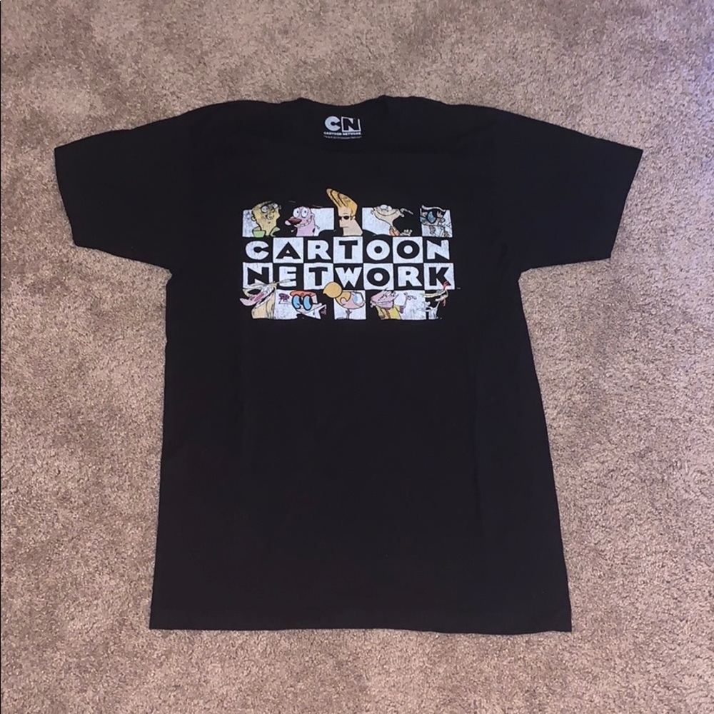 Black Cartoon Network tee
